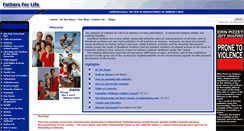 Desktop Screenshot of fathersforlife.org